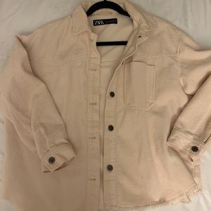 Zara Corduroy Sweater/Shacket/Jacket
